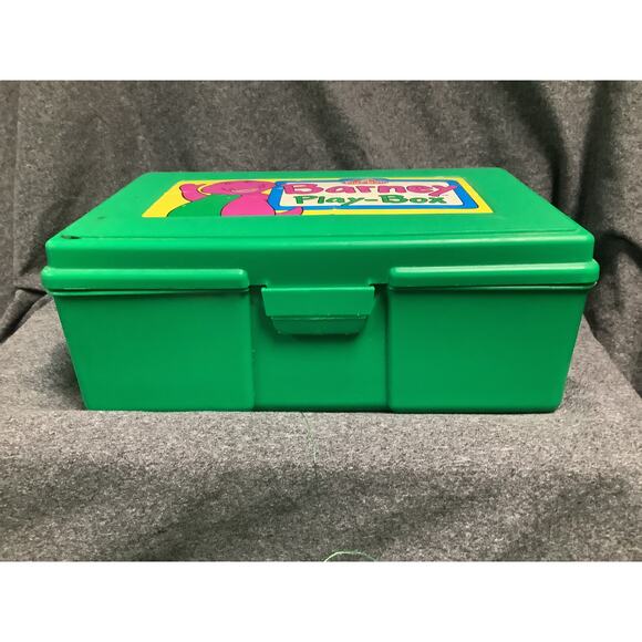 Vtg Barney Play Doh Trinket Box - Picture 2 of 5